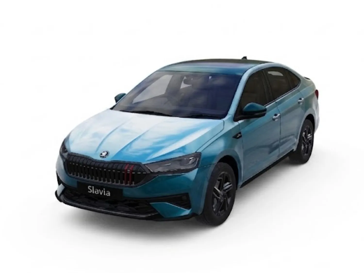 Skoda Slavia Lava Blue Montecarlo